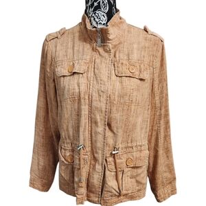 Jou Jou Lightweight Tan Jacket